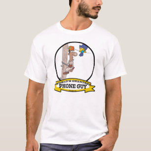 WELT BESTER TELEFONMANN MÄNNER CARTOON T-Shirt