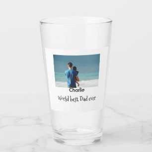 welt bester vater jemals foto name datum einfach v glas