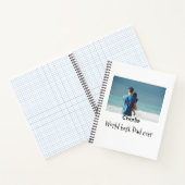 welt bester vater jemals foto name datum einfach v notizblock (Innenseite)