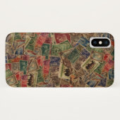 Welt-Briefmarkensammlung Case-Mate iPhone Hülle (Rückseite (Horizontal))