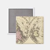 Welt, Christentum-Diagramm Magnet (Vorderseite/Rückseite)