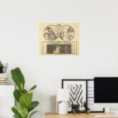 Welt, Christentum-Diagramm Poster (Heimbüro)
