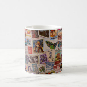 Welt der Briefmarke - Kaffee-Tasse Kaffeetasse