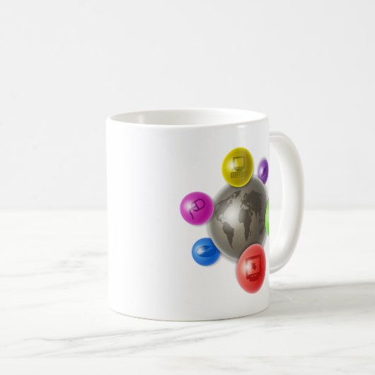 Welt der Computer Kaffeetasse (VorderseiteRechts)