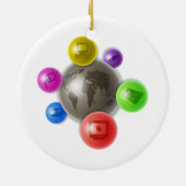 Welt der Computer Keramikornament (Hinten)