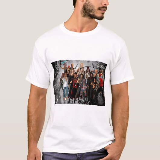 Welt der digitalen Reverenz T-Shirt (Vorderseite)