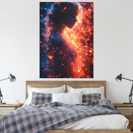 Welt der Fantasie Leinwanddruck (Insitu (Schlafzimmer))