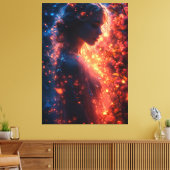 Welt der Fantasie Leinwanddruck (Insitu (Wohnzimmer))