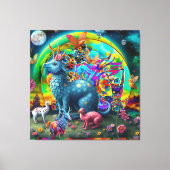 Welt der Fantasie Leinwanddruck (Vorderseite)