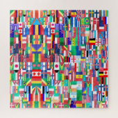 Welt der Flaggen Puzzle (Horizontal)