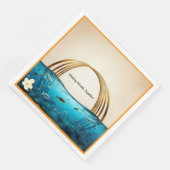"Welt der Freude" Serviette (Ecke)