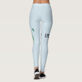 Welt der Golf Nummernschilder Inhaber. Nummernschi Leggings (Rückseite)