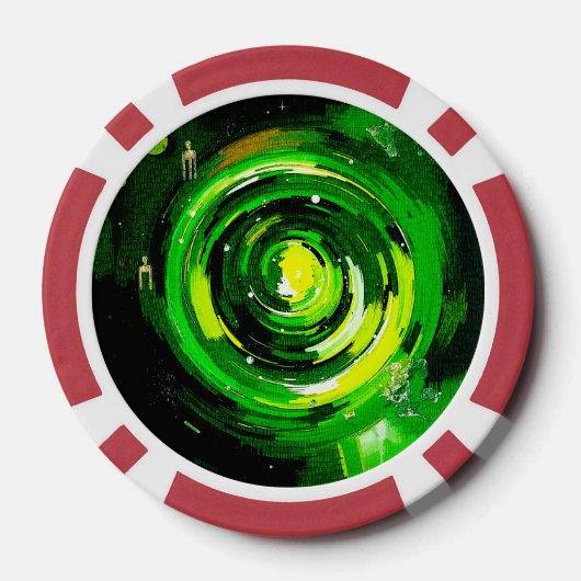 Welt der Grünen Pokerchips (Rückseite)