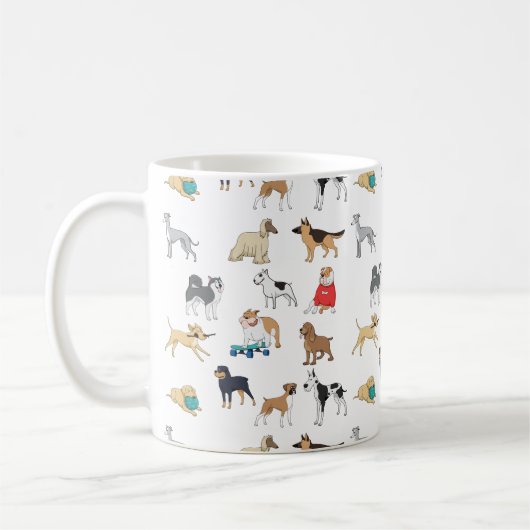 Welt der Hunde Kaffeetasse (Links)
