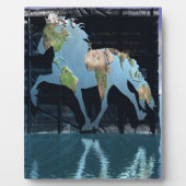 Welt der isländischen Pferde Fotoplatte (Vorderseite)