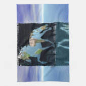 Welt der isländischen Pferde Geschirrtuch (Vertikal)