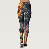 Welt der Kaos-Ritter Leggings (Rückseite)