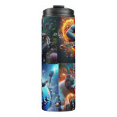 Welt der Kaos-Ritter Thermosbecher (Vorderseite)