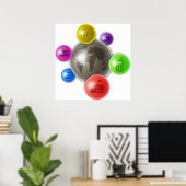 Welt der Kommunikation Poster (Heimbüro)