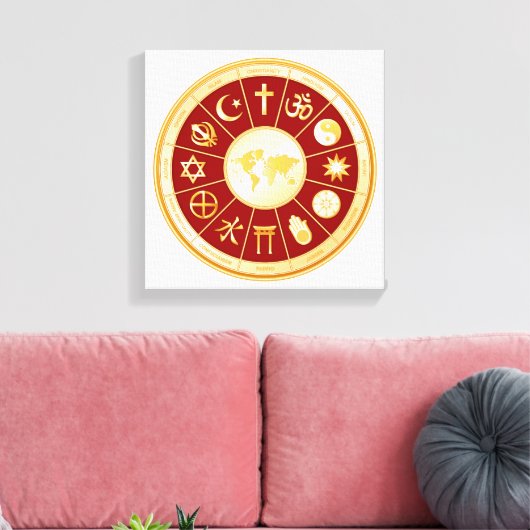 Welt der Leinwand des Glaubens Kunst (Insitu (Wohnzimmer))