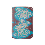 Welt der Liebe Bath Mat Badematte (Vorderseite Vertikal)