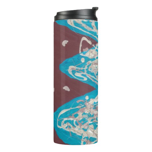 Welt der Liebe Thermosbecher (Nach links gedreht)