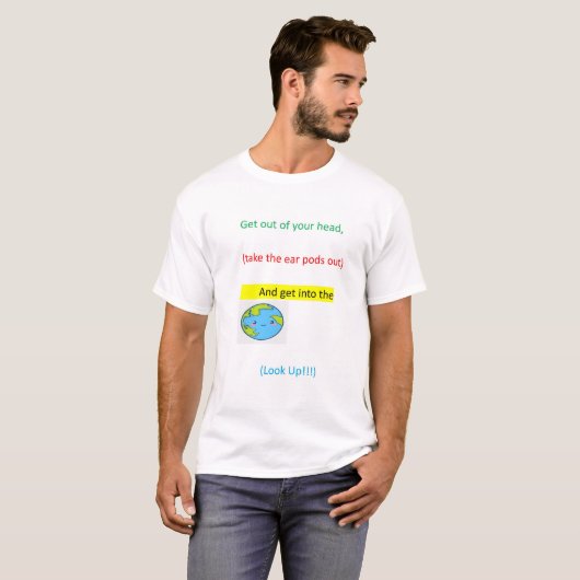 Welt der Luftblasen T-Shirt (Vorne ganz)