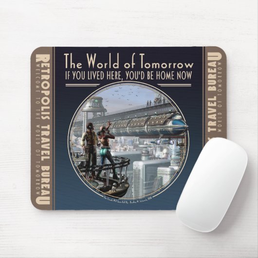 Welt der Morgen-Mausunterlage Mousepad (Mit Mouse)