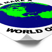 Welt der Unterschiede Poster (Ecke)