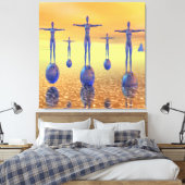 Welt der Zukunft Leinwanddruck (Insitu (Schlafzimmer))