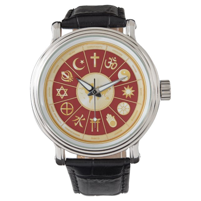 Welt des Glaubens Armbanduhr (Vorderseite)