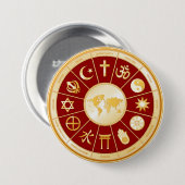 Welt des Glaubens Button (Vorne & Hinten)