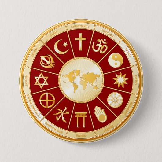 Welt des Glaubens Button (Vorderseite)