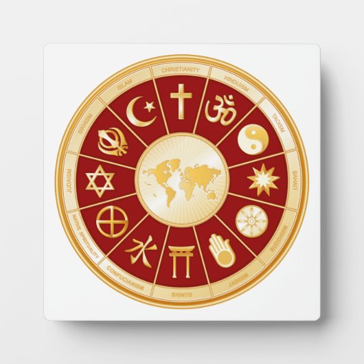 Welt des Glaubens Fotoplatte (Vorderseite)