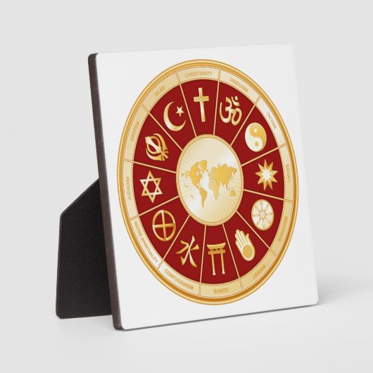 Welt des Glaubens Fotoplatte (Vorderseite)