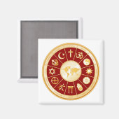 Welt des Glaubens Magnet (Vorderseite/Rückseite)