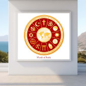 Welt des Glaubens Poster