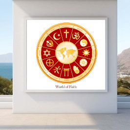 Welt des Glaubens Poster