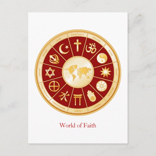 Welt des Glaubens Postkarte (Vorderseite)