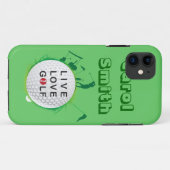 Welt des Golfs Case-Mate iPhone Hülle (Rückseite (Horizontal))