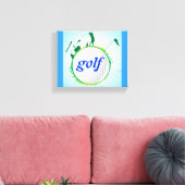 Welt des Golfs. Leinwanddruck (Insitu (Wohnzimmer))