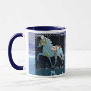 Welt des Isländers Tasse