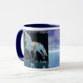 Welt des Isländers Tasse (Vorderseite Links)
