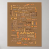 Welt des Kaffees 8,5 x 11 Poster (Vorne)