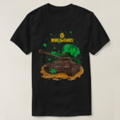 Welt des St. Patrick's Day Comet Zip T-Shirt (Design vorne)