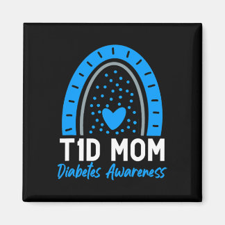 Welt Diabetes Day Cloud T1D Typ 1 Diabetes Mama Magnet