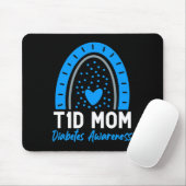 Welt Diabetes Day Cloud T1D Typ 1 Diabetes Mama Mousepad (Mit Mouse)