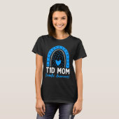 Welt Diabetes Day Cloud T1D Typ 1 Diabetes Mama T-Shirt (Vorne ganz)