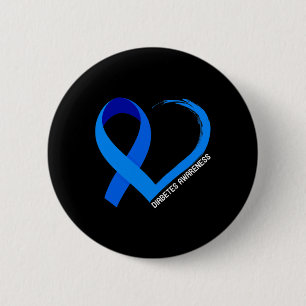 Welt-Diabetes-Tag Typ 1 Typ 2 Diabetes-Aufrufe Button