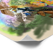 Welt, die eine Märchenwelt ist Poster (Ecke)